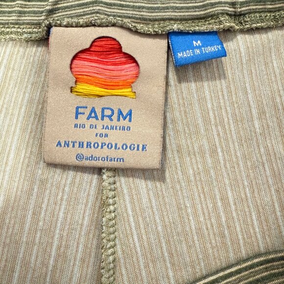 Farm Rio Guadeloupe Wide Leg Tropical Palm Parrot Print Pants Size M - Picture 5 of 9